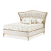 AICO Furniture St.Charles Queen Upholstered Bed in Dove Gray image