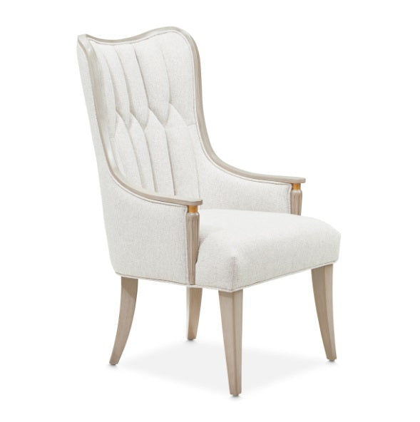 AICO Furniture St. Charles Arm Chair (Set of 2) in Dove Gray