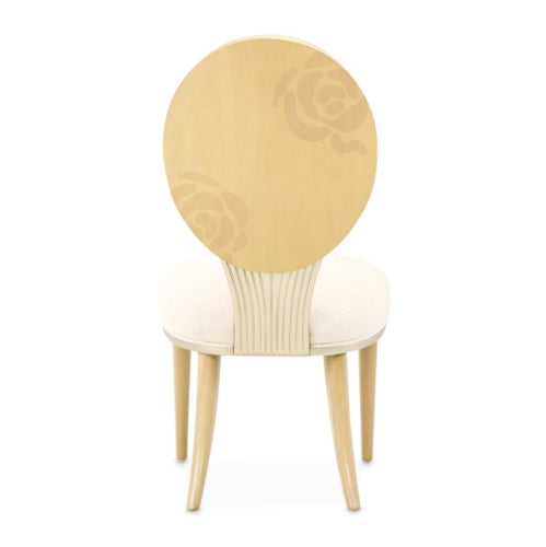 AICO Furniture Camellia Field Side Chair (Set of 2) in Caramel