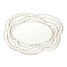 AICO Furniture Camellia Field Wall Mirror in Warm Pecan image