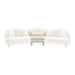 AICO Furniture Camellia Field Armless Chair Linen in Caramel image