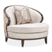 AICO Furniture Camellia Field Matching Chair in Warm Pecan image