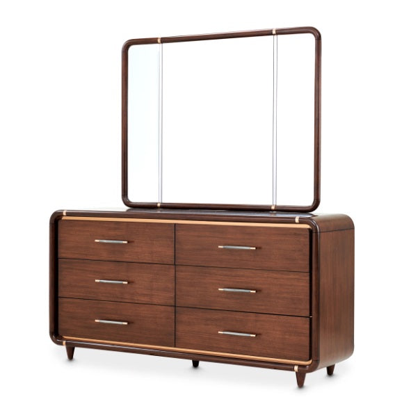 AICO Furniture Mason Park Dresser in Umber
