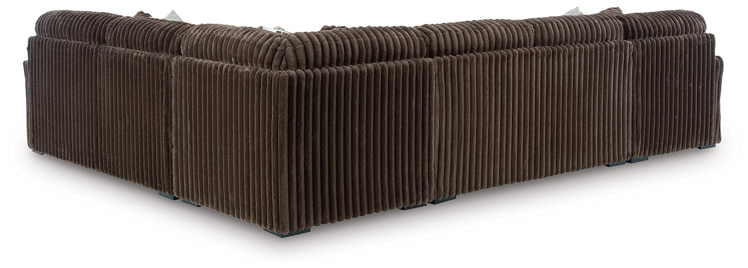 Midnight-Madness Sectional with Chaise