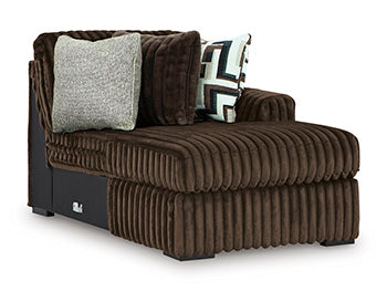 Midnight-Madness Sectional with Chaise