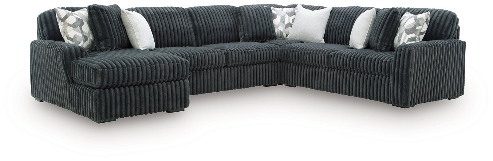 Midnight-Madness Sectional with Chaise