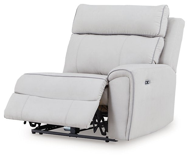 Social Pointe Reclining Sectional with Storage Consoles