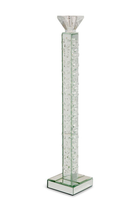 Montreal Slender Mirrored Crystal Candle Holder, Large (6/pack)