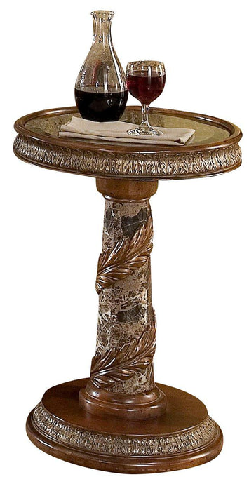 Villa Valencia Chair Side Table in Classic Chestnut