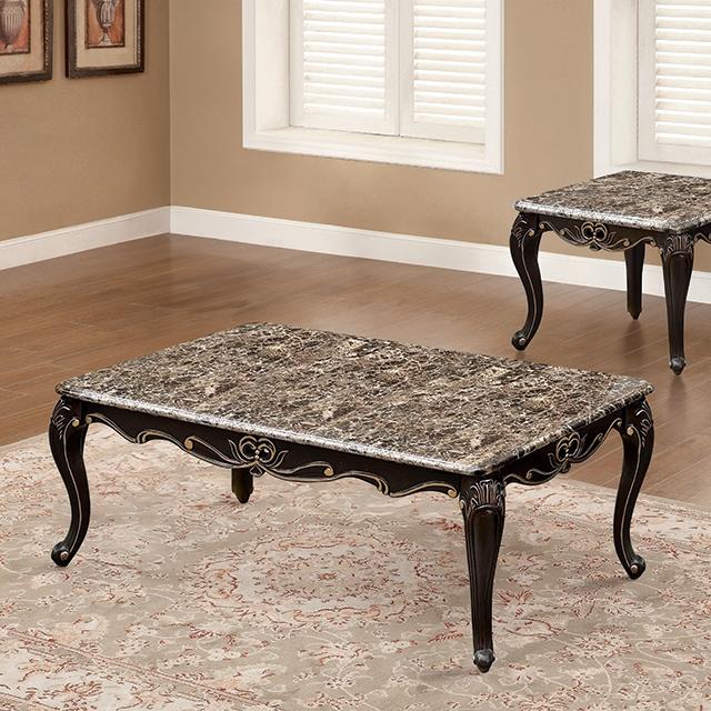 Albacete Coffee Table Walnut & Campage