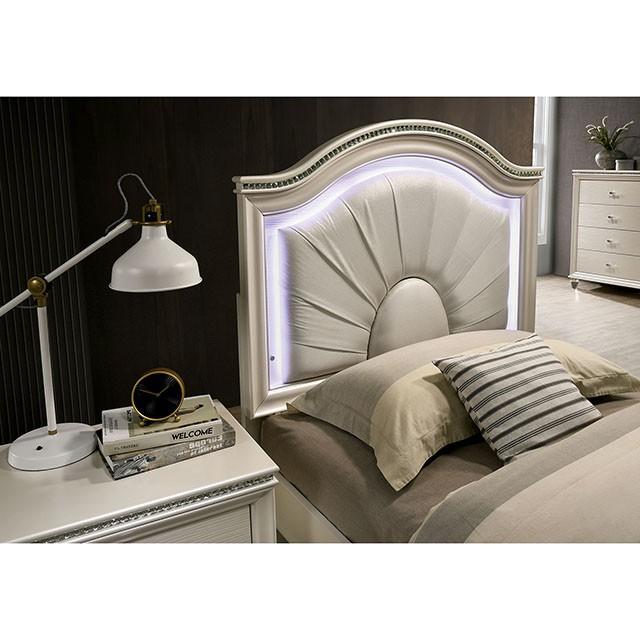 Allie Bed Beige & Pink