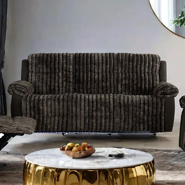 Dionysus Manual Reclining Sofa Brown