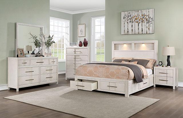 Berenice Mirror Espresso, Beige, & Brown