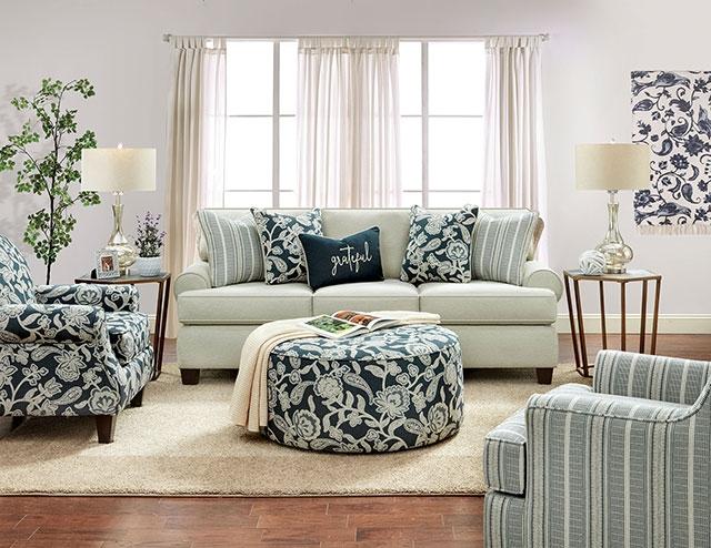 PORTHCAWL Accent Chair, Stripe