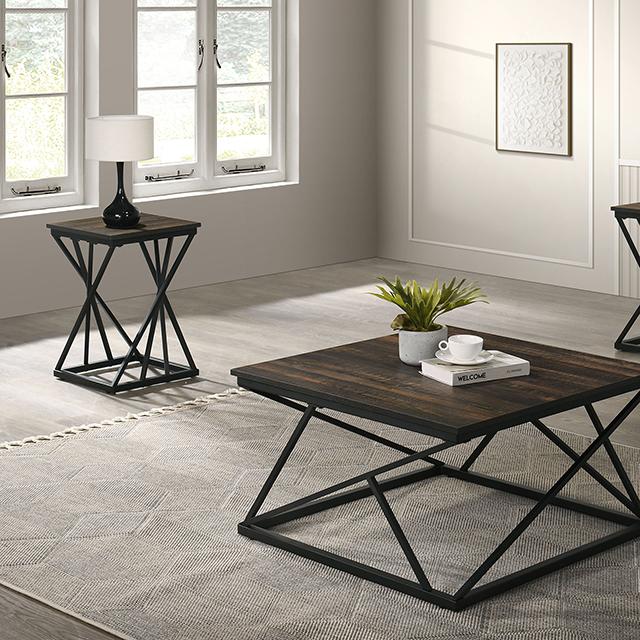 Borup 3 Pc. Table Set Brown