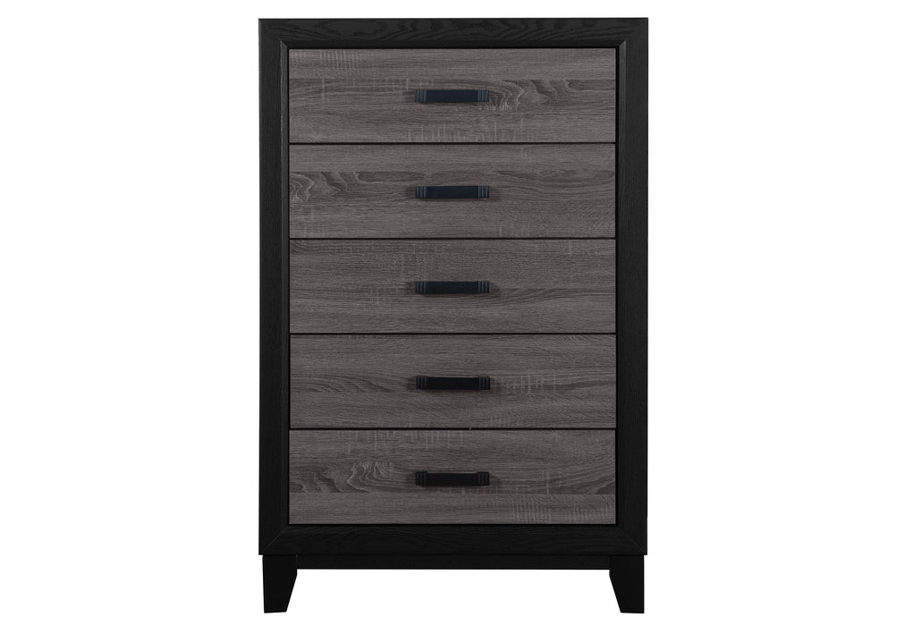 LISBON GREY AND BLACK CHEST