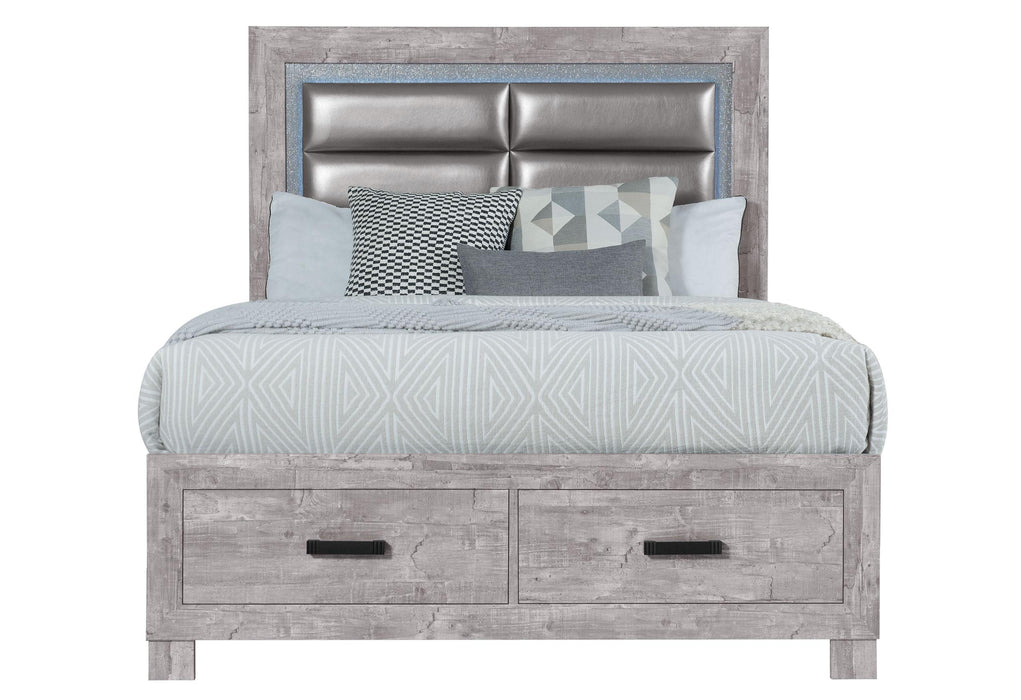 NOLAN GREY FULL BED