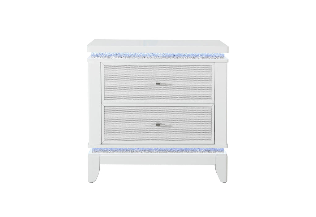 NIGHTSTAND WITH LED AND USB