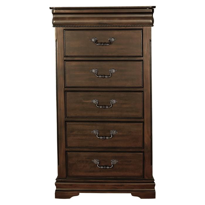 Mont Belvieu Lift-Top Lingerie Chest in Dark Cherry 1869-12