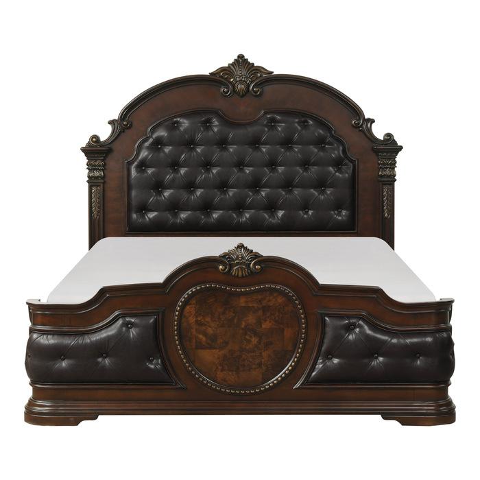 Antoinetta King Panel Bed in Champagne Wood 1919K-1EK*