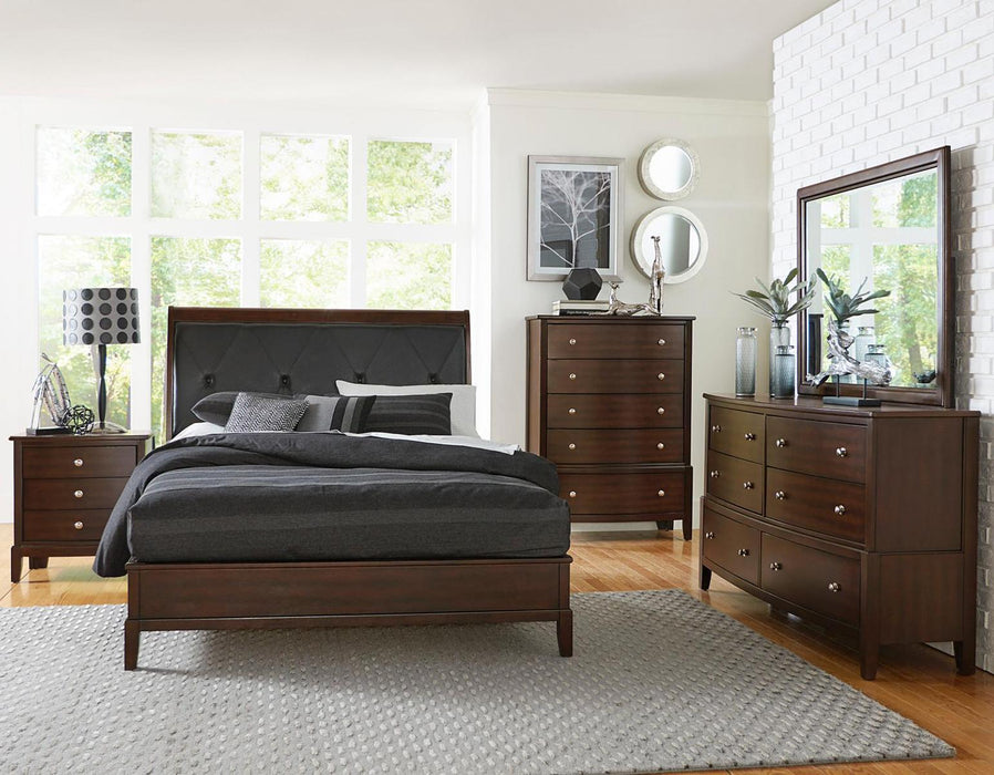 Cotterill 3 Drawer Nightstand in Cherry 1730-4