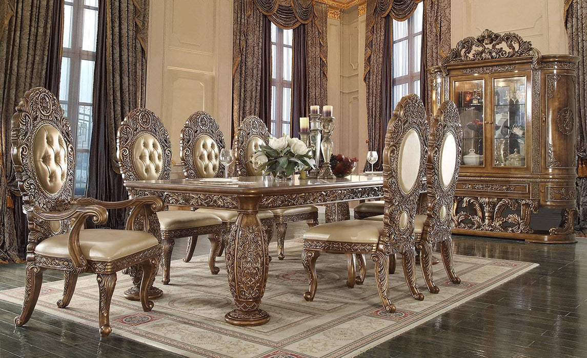 HD-8018 - 9PC DINING TABLE SET