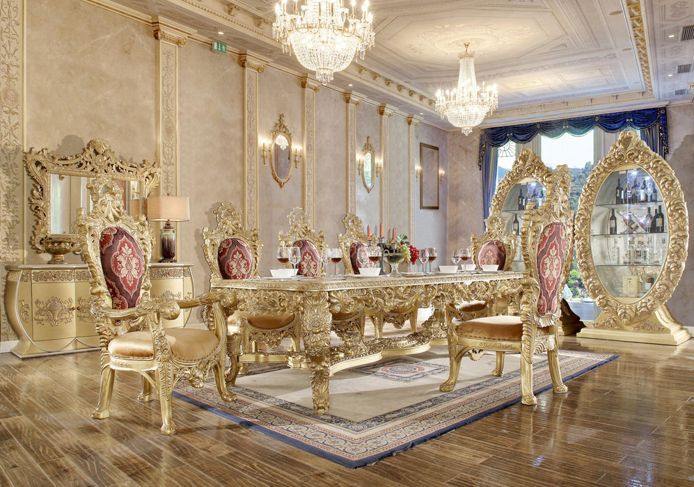 HD-8086 - 9PC DINING TABLE SET