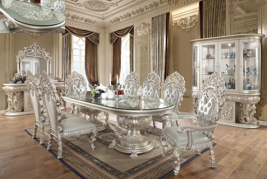 HD-8088 - 9PC DINING TABLE SET