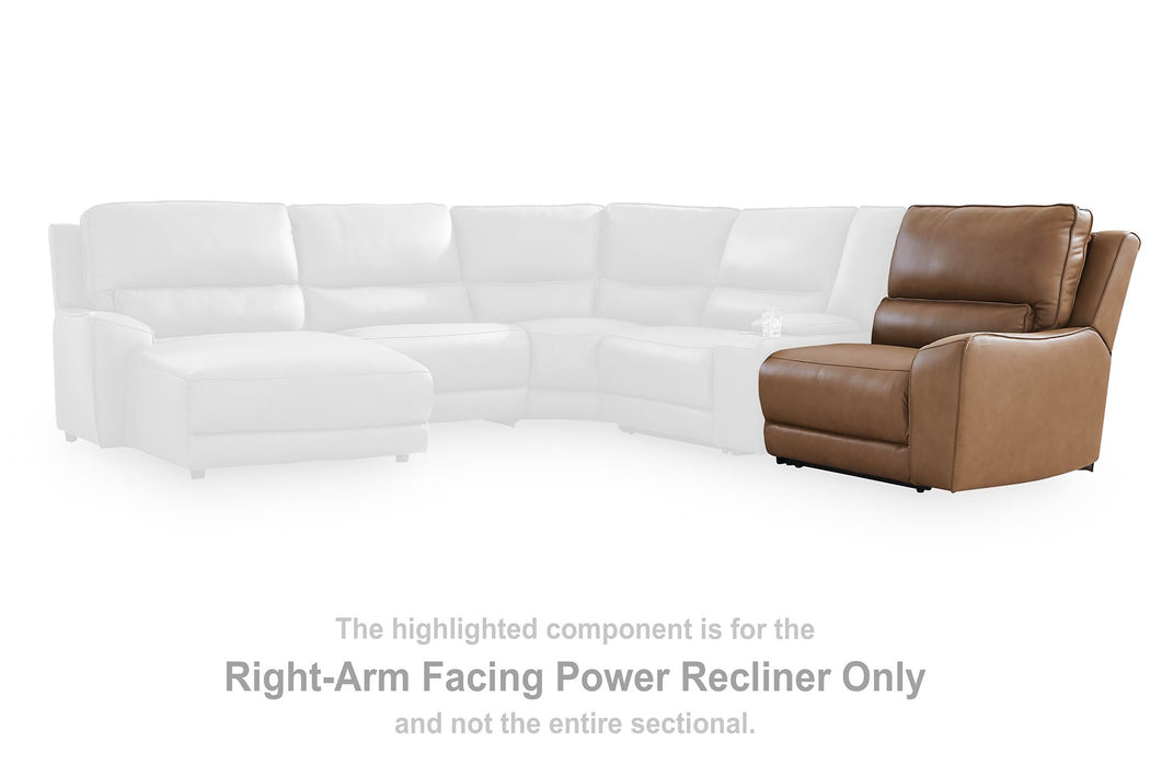 DeepWakes Reclining Sectional with Storage Console