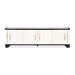 AICO Furniture Tuxedo Media Cabinet in Piano Keyboard image