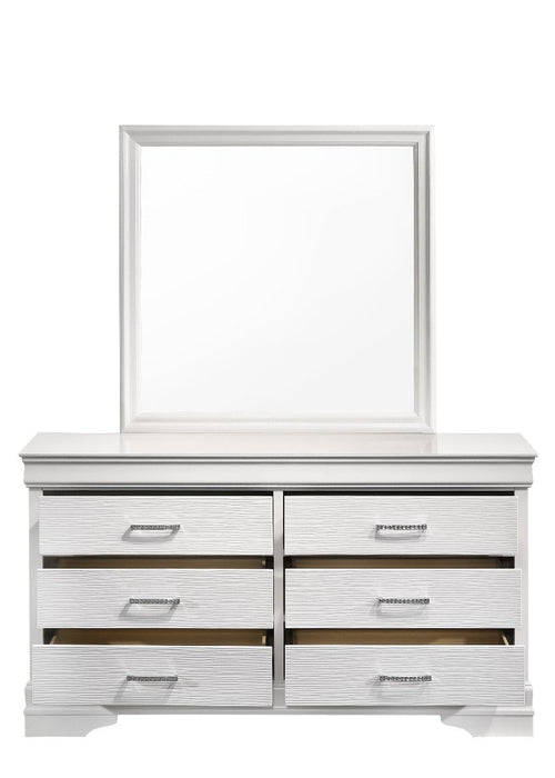 Galaxy Home Brooklyn Mirror in White