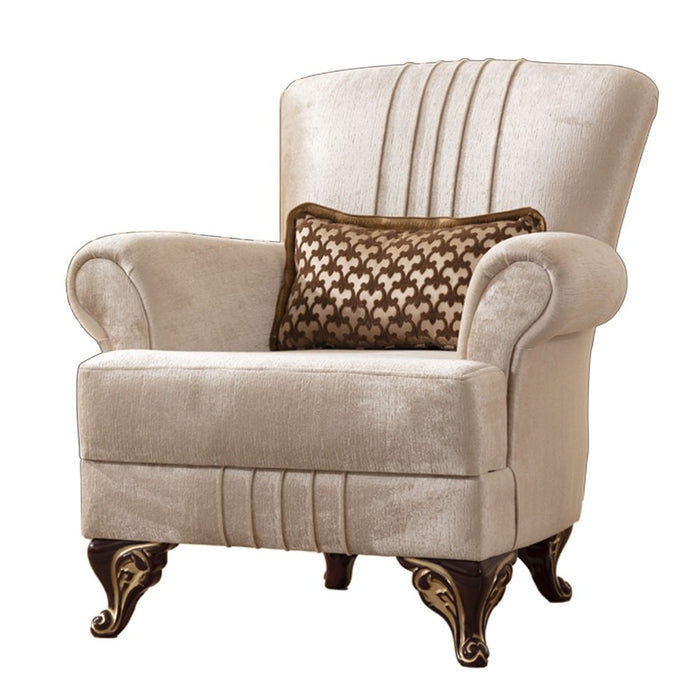 Galaxy Home Carmen Chair in Beige