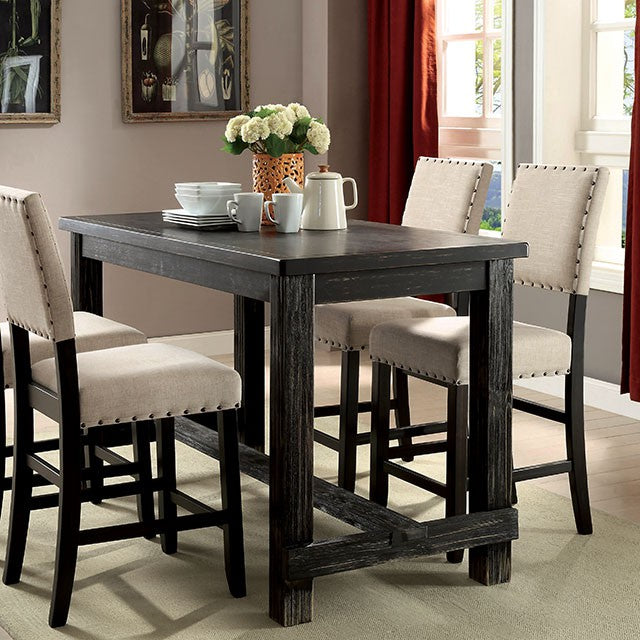 Sania 4 Pc Counter Ht Table Set with Bench