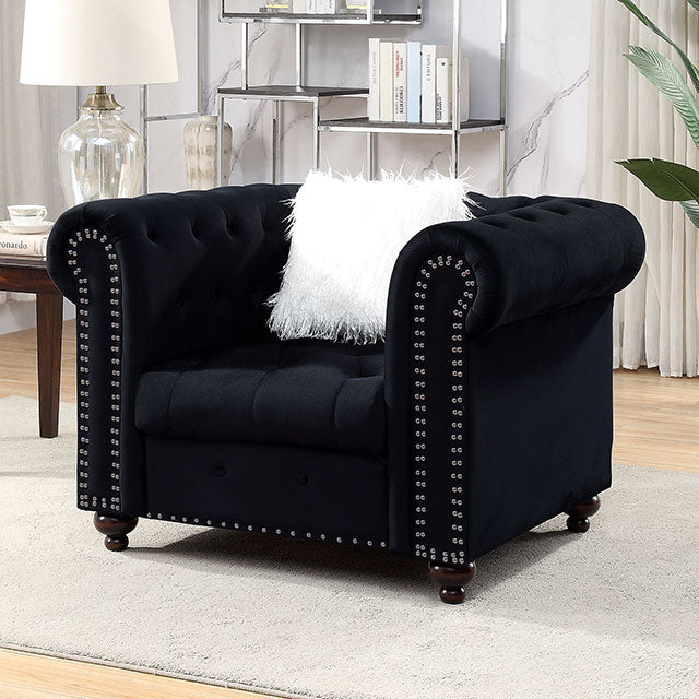 Giacomo Chair Black & Blue