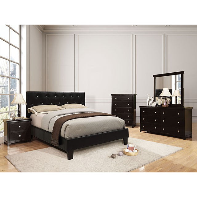 Velen Bed Black & White