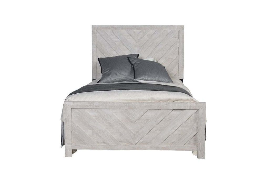 Galaxy Home Denver Full Bed in Rustic Oak