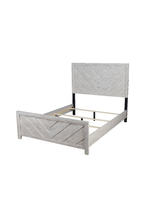 Galaxy Home Denver Queen Bed in Rustic Oak image