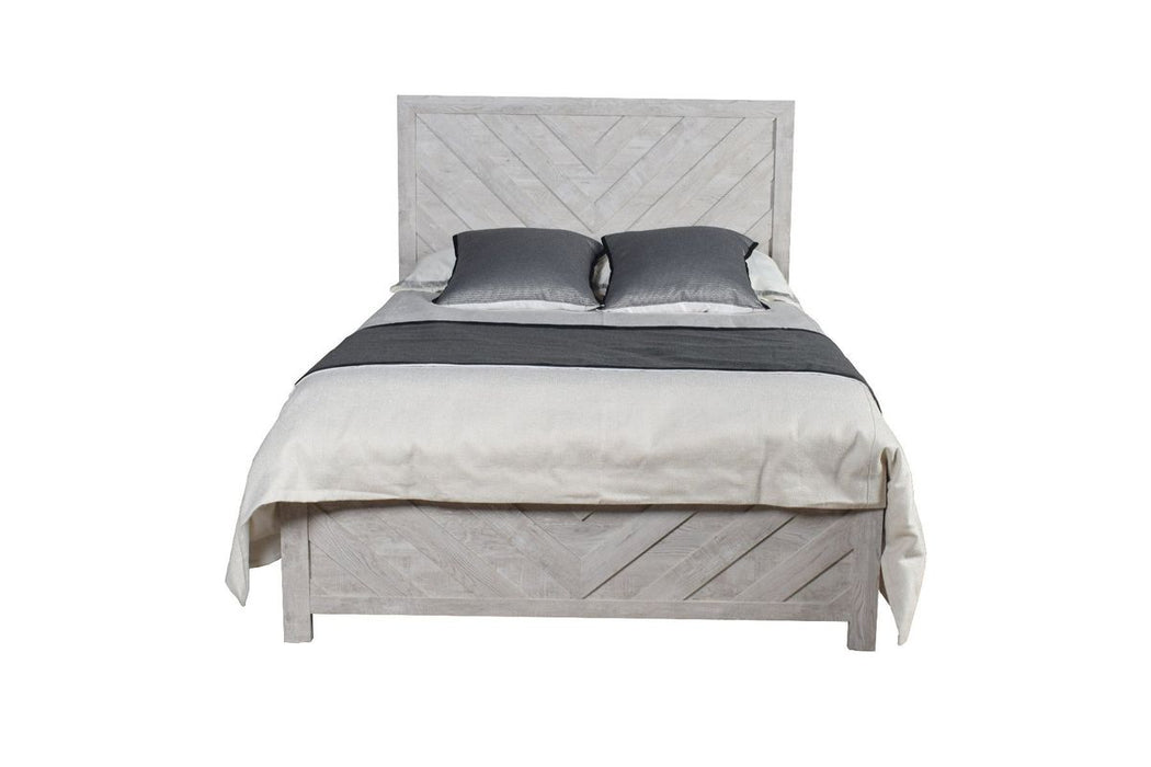 Galaxy Home Denver Queen Bed in Rustic Oak