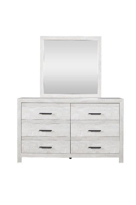 Galaxy Home Denver Mirror Rustic Oak