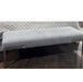 AICO Furniture Rose Decorative Upholstered Bench with Metal Leg image
