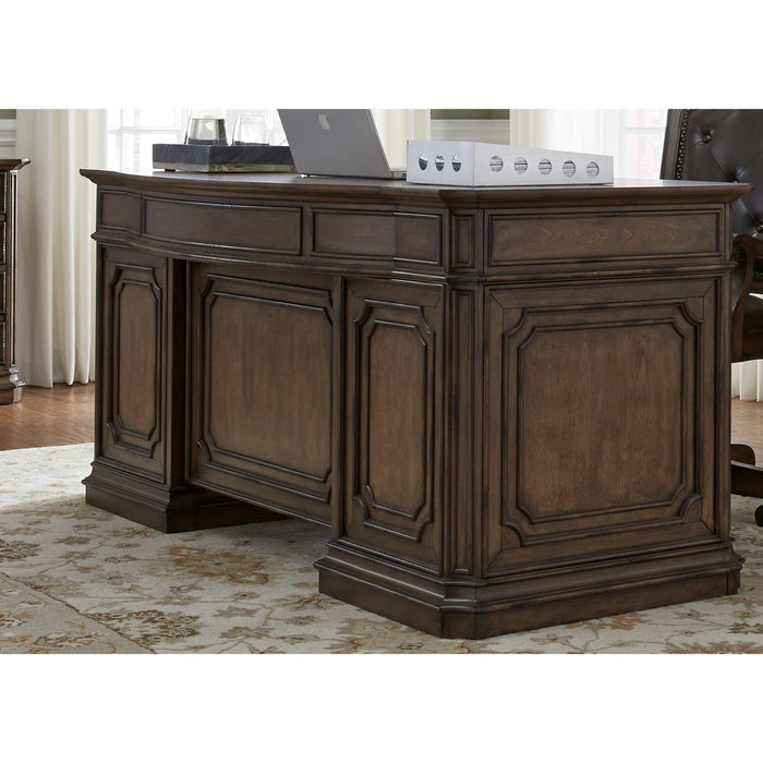 Amelia Jr Executive Desk in Antique Toffee