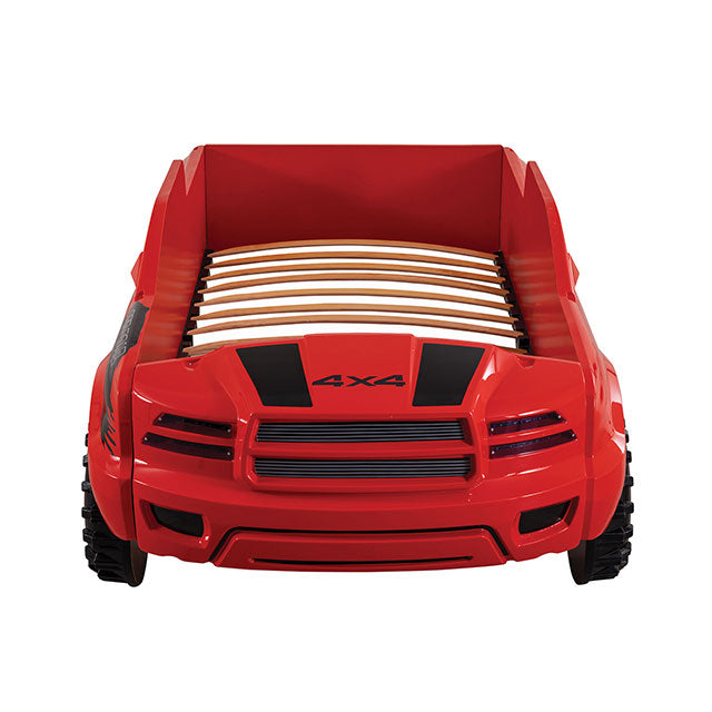 Roverton Bed Red & Grey