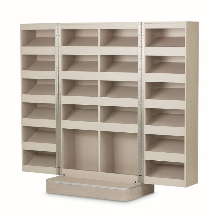 AICO Eclipse Footwear Cabinet in Moonlight