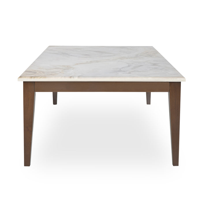 AICO Balboa Rectangular Cocktail Table in Warm Walnut