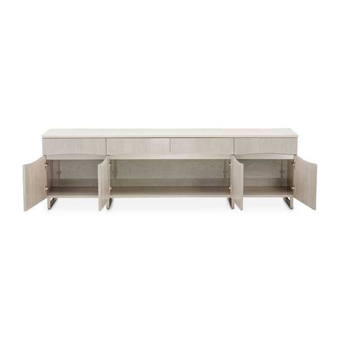 AICO Marin Media Cabinet in Greige