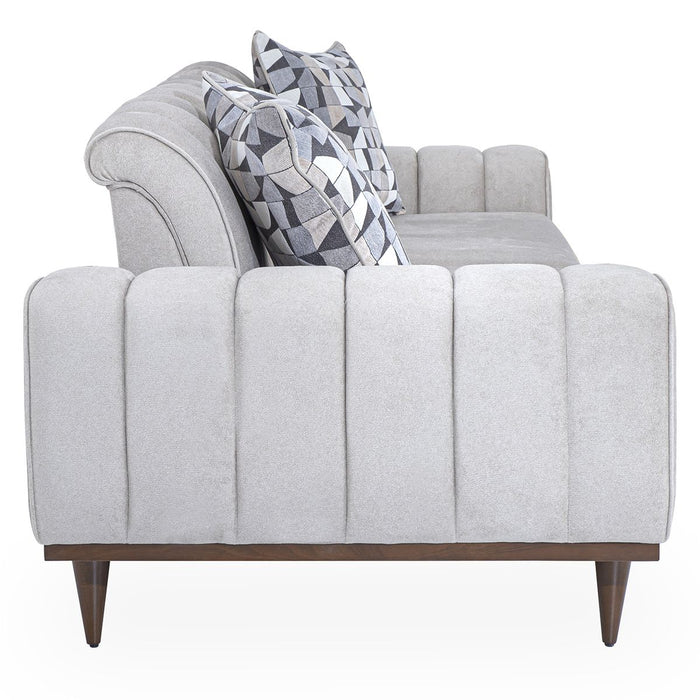 AICO Balboa Sofa in Warm Walnut