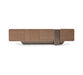 AICO Furniture Bristol Point Media Cabinet in Saddle Brown image