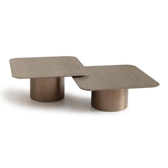 AICO Canberra Tall Cocktail Table in Brown