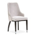 AICO Furniture Carmela Dining Arm Chair (Set of 2) in Glossy Charcoal Sand image