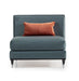 AICO La Francaise Armless Chair in Azure/Black image